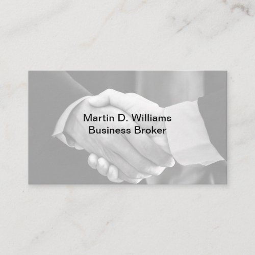 Business Broker Professional Business Cards