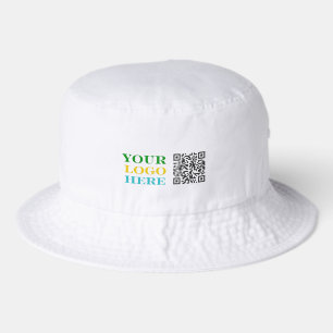 Business Bucket Hat: Your Logo & QR Code Promo Bucket Hat