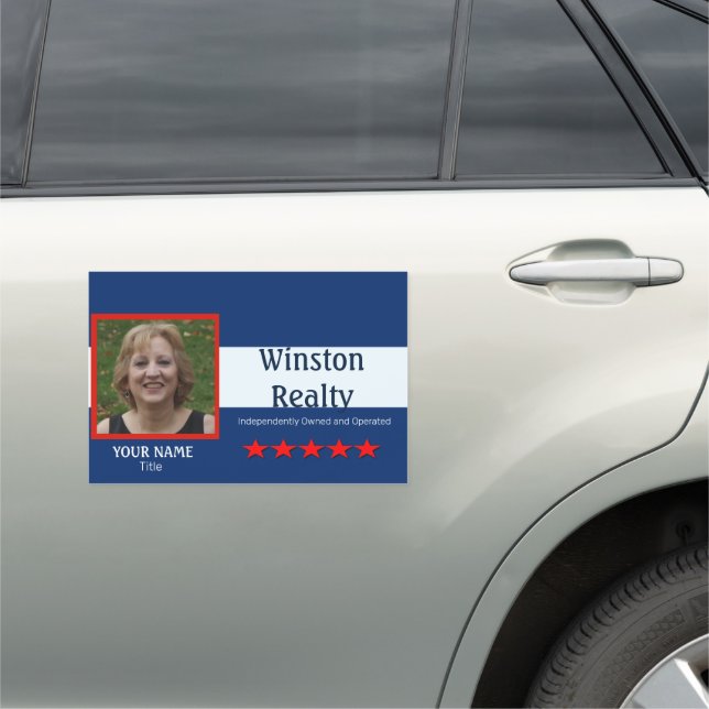 Business Car Magnet Sign Template Image or Photo (In Situ)
