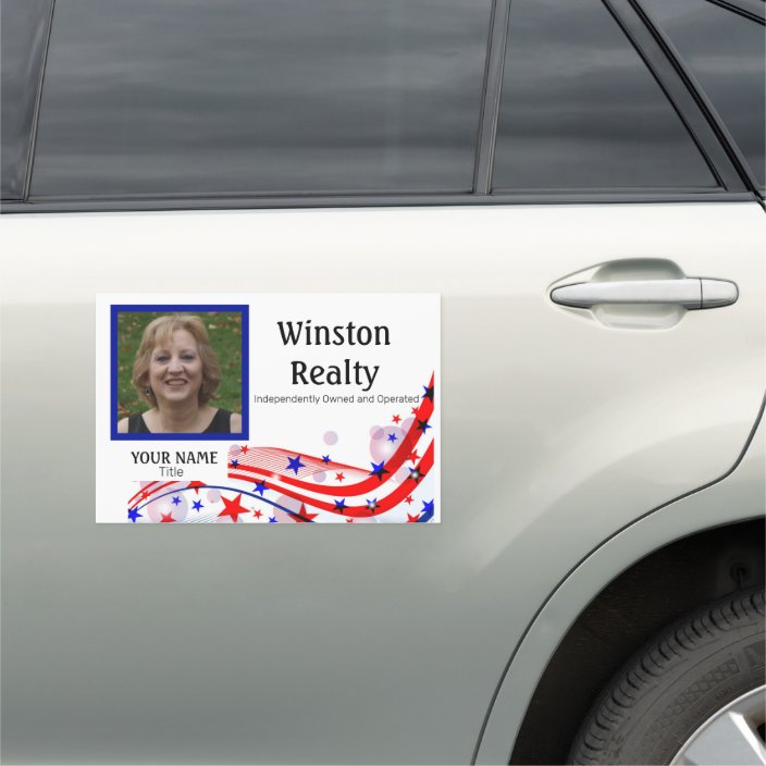 Business Car Magnet Sign Template Image or Photo | Zazzle.com