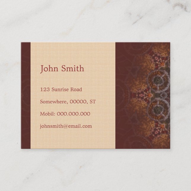 Business card (Front)