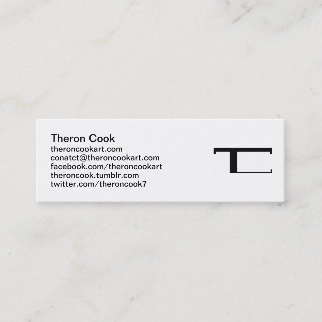 Business card (Front)