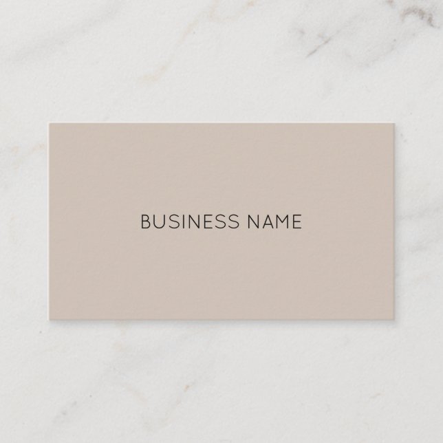 BUSINESS CARD (Front)