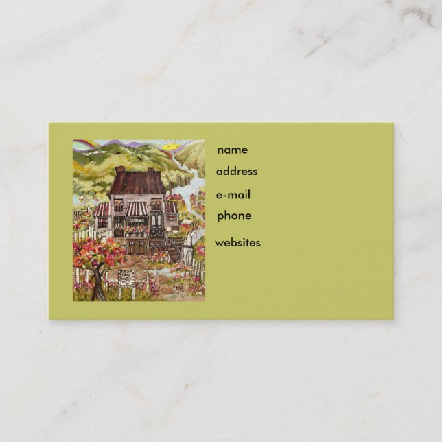 business card (Front)