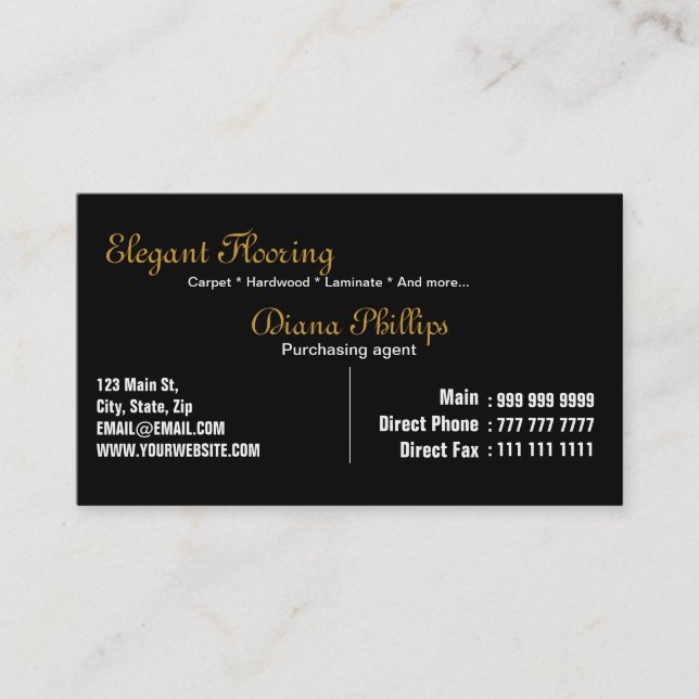 business card (Front)
