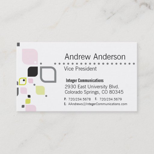 Customizable Business Card