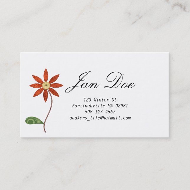 Business card (Front)