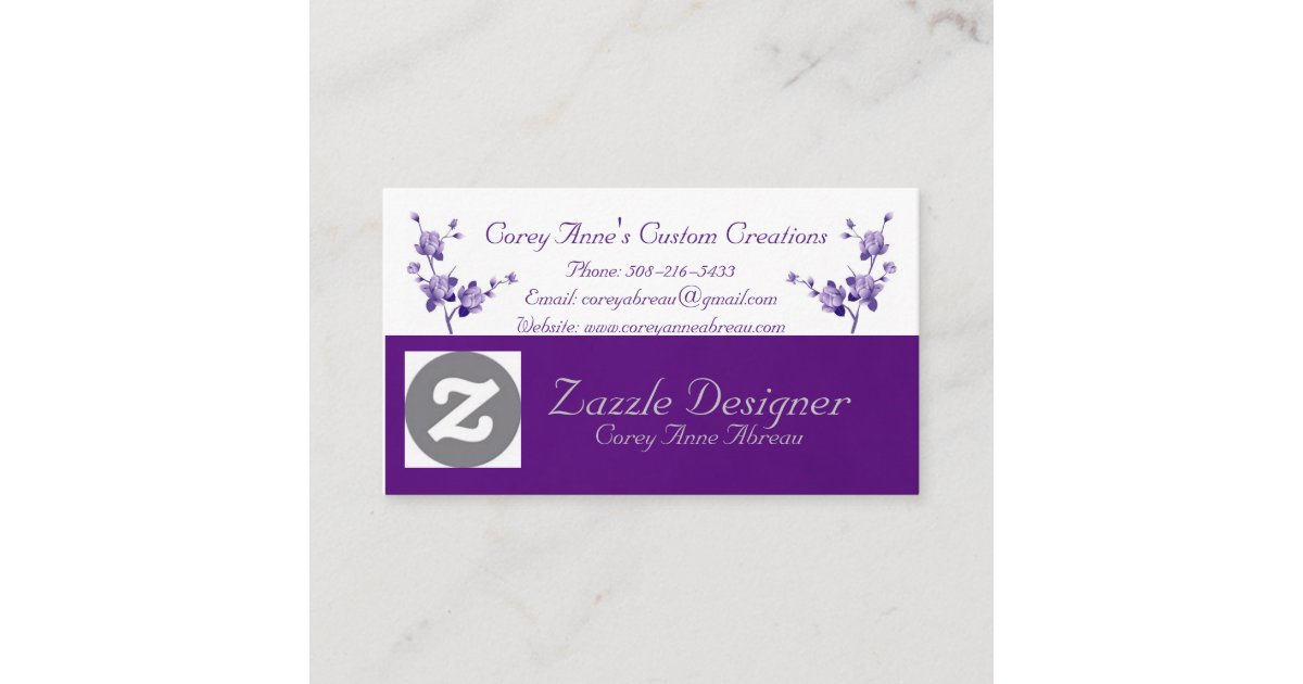 Business Card Zazzle