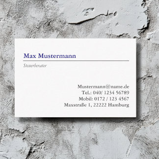 business card