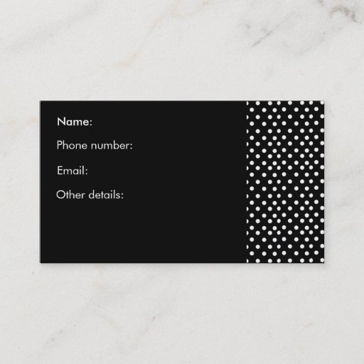 Customizable Business Card