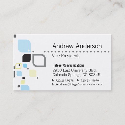 Customizable Business Card