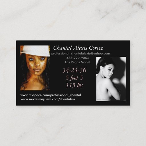 Customizable business card