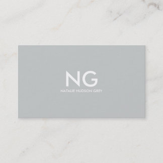 Business Card 001 - Lady Elegance, Gray / Black