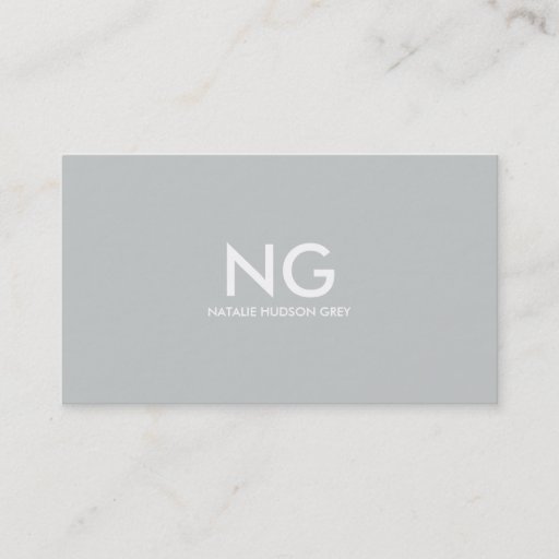 Customizable Business Card 001 - Lady Elegance, Grey / Black