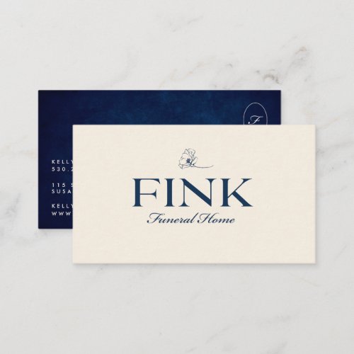 Business Card 3  Fink Funeral Home