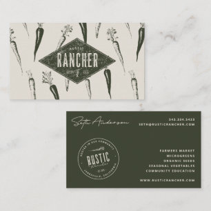 Business Card 5 Rustic Rancher