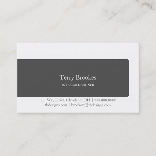 Business Card | About |blk