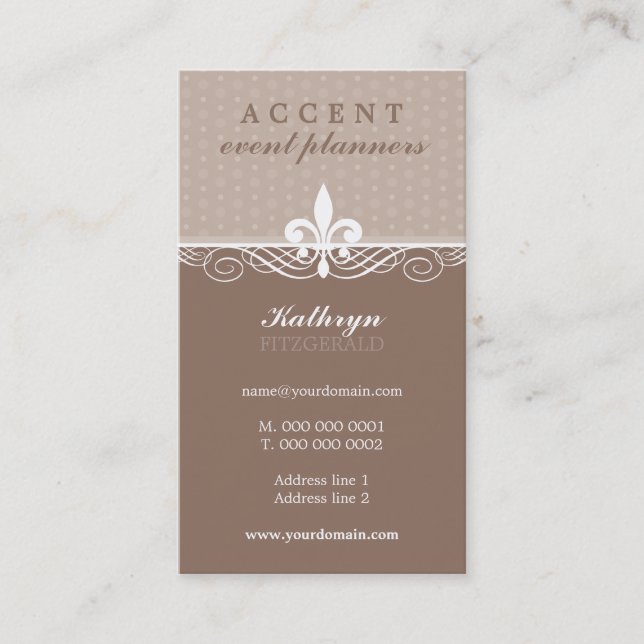 BUSINESS CARD :: accent 10 (Front)