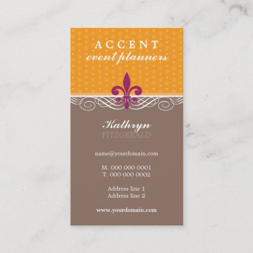 Customizable BUSINESS CARD :: accent 3