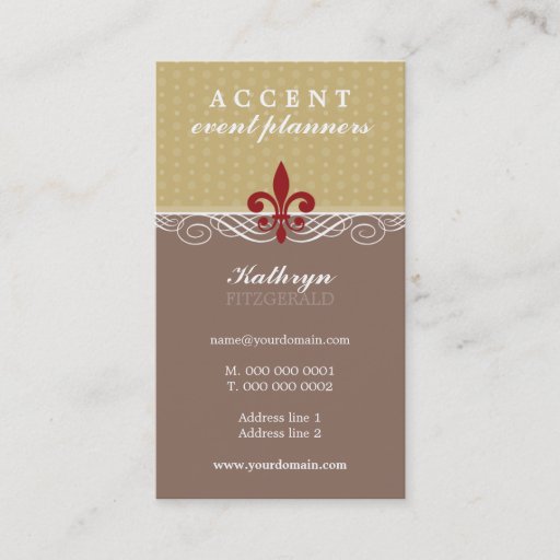 Customizable BUSINESS CARD :: accent 4