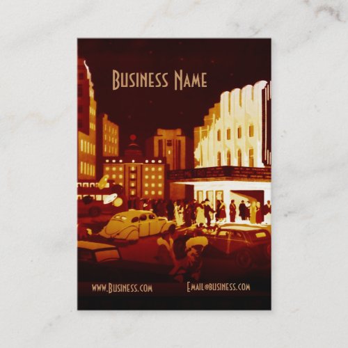 Business Card Art Deco