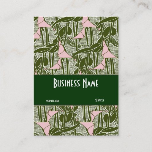 Customizable Business Card Art Nouveau Deco Elegant
