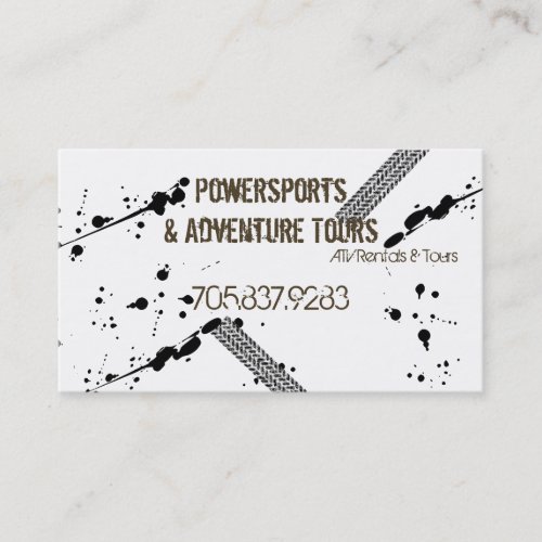 Business Card _ ATV 4 Wheeler Adventures Mud Tire