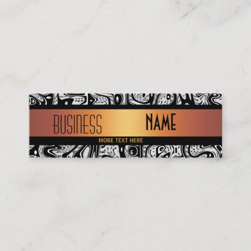 Business Card Australian Wild Gold Black White