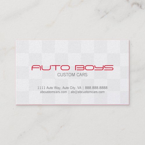 Business Card _ Auto Nascar