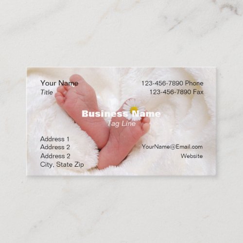 Business Card Baby Feet _ HAMbyWG