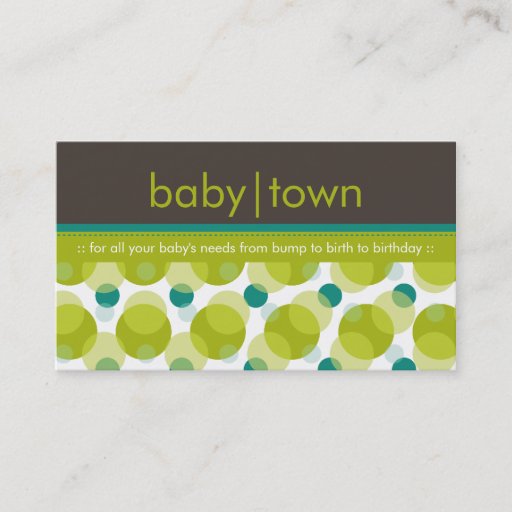 Customizable BUSINESS CARD :: babytown 7