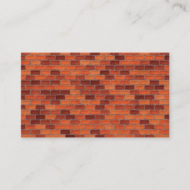 Business Card background brick (Front)
