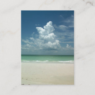 "business card beach scene"