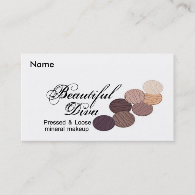 Business Card Beautiful Diva (Front)