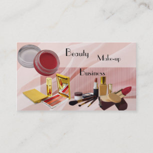 Business Card Beauty Make-Up Pink