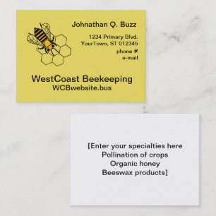 Business Card - Bee Keeper