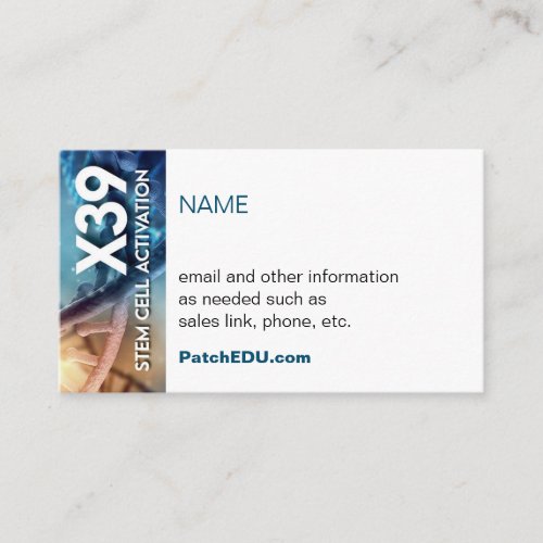 Business Card _ Blue _ Customizable