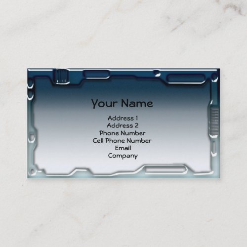 Business Card - Blue Tech