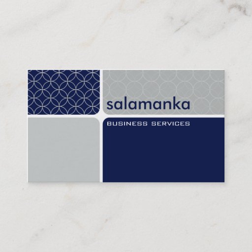 Customizable BUSINESS CARD bold modern segment