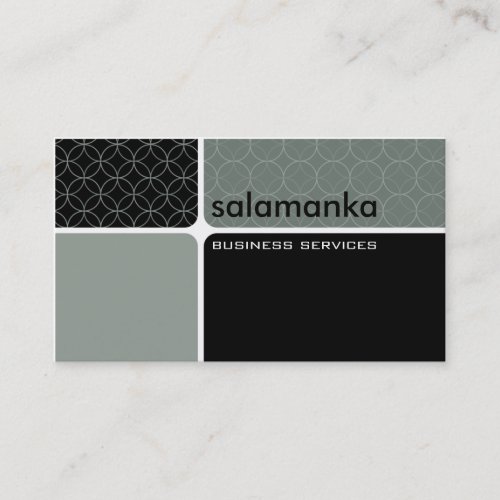 BUSINESS CARD bold modern segment