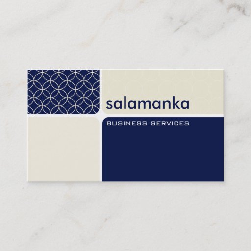 Customizable BUSINESS CARD bold modern segment