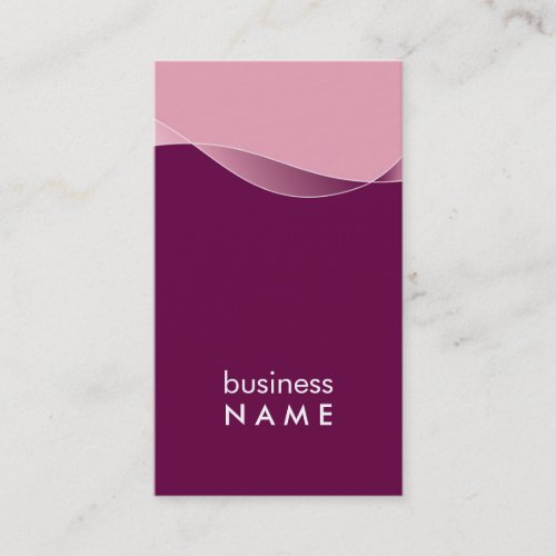 BUSINESS CARD bold modern swish