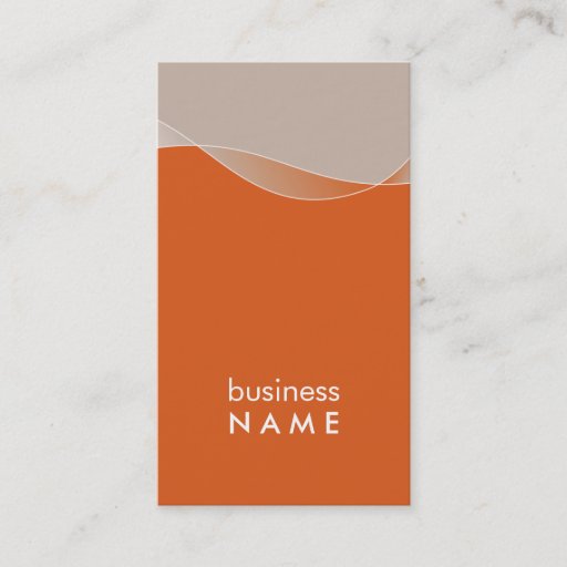 Customizable BUSINESS CARD bold modern swish