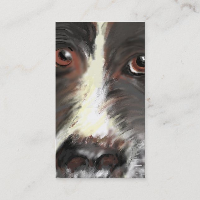Business Card, Border Collie Rescue Card (Front)