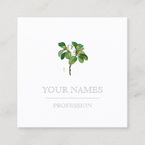 BUSINESS CARD  BOTANICAL MAGNOLIA  BY REDOUT