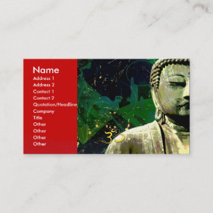 Business card, buddha card