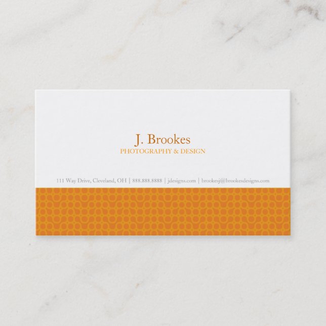 Business Card | By Design |or (Front)