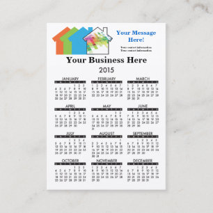 Business Card Calendar RealtyMart