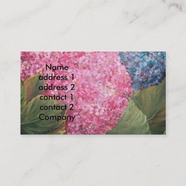 BUSINESS CARD. CARD (Front)
