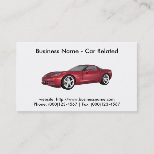 Business Card: Cars / Automotive
